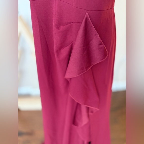 Ever Pretty Asymmetrical Burgundy Red Asymmetrical Dress, 3XL - Picture 5 of 13